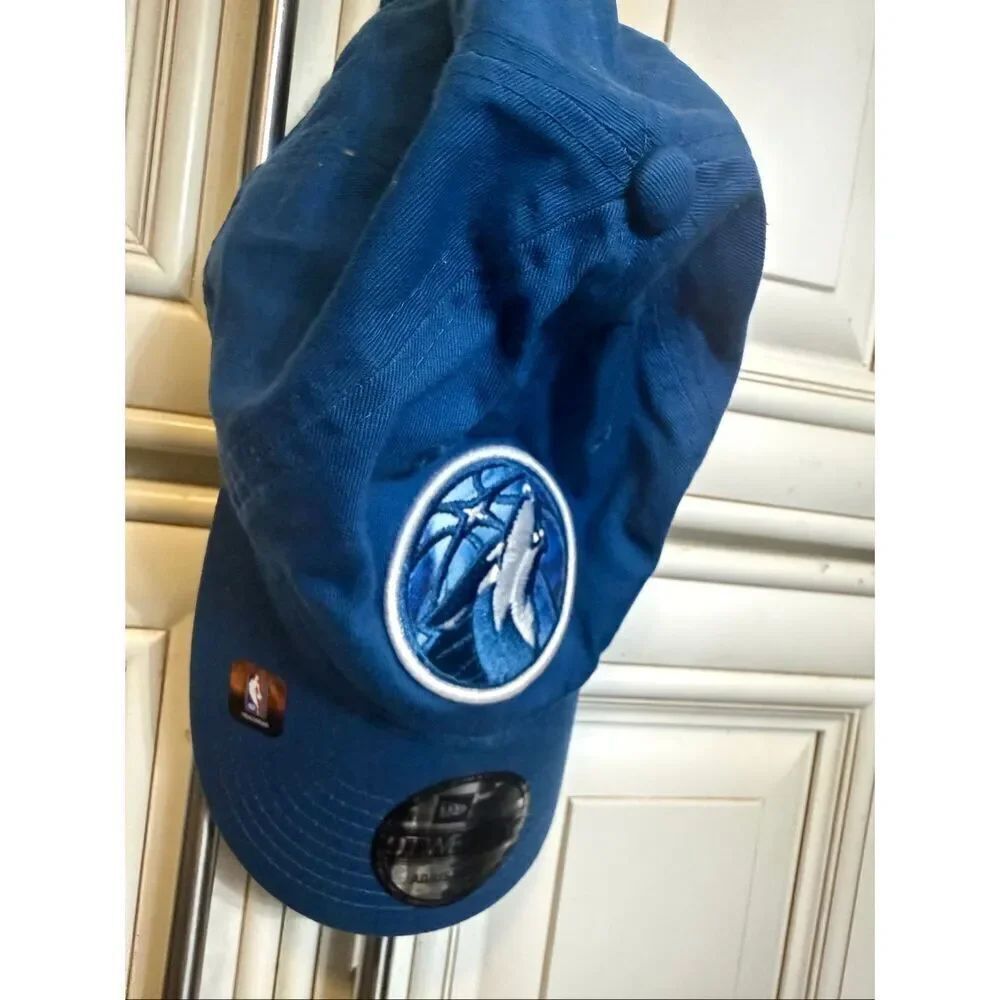 New Era Men's Core Classic Minnesota Timberwolves 9Twenty Cap Hat Blue OS NWOT